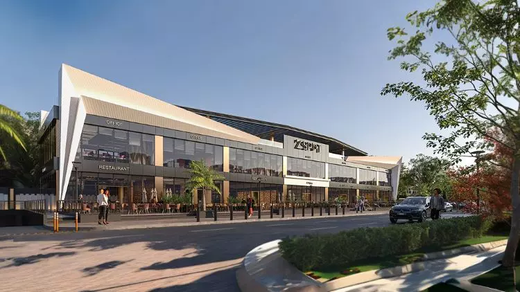 Side View of Units in Z Spot Sheikh Zayed Mall