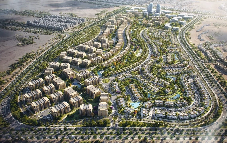 تصميم كمبوند هايد بارك سنترال التجمع السادس