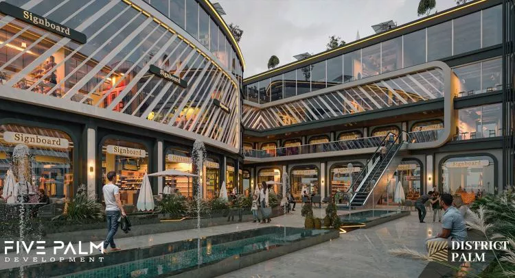 البلازا في ديستريكت بالم مول